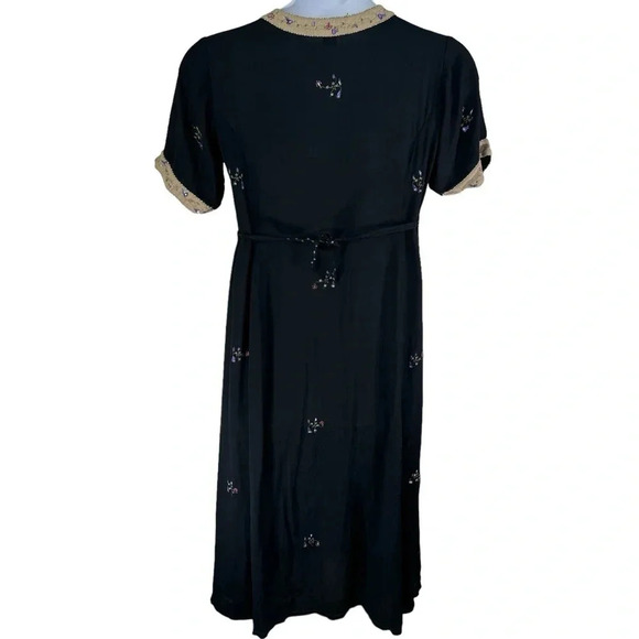 One of a kind wearable art. Hand painted dress by Papy Boez size small/ medium - Picture 3 of 13